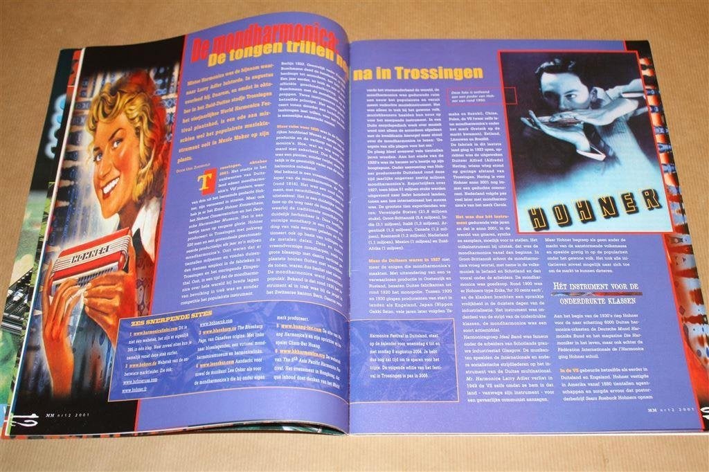 Music Maker, nr. 12, 2001. Maandblad muziekbeofenaar., Ophalen of Verzenden, Gelezen, Artiest