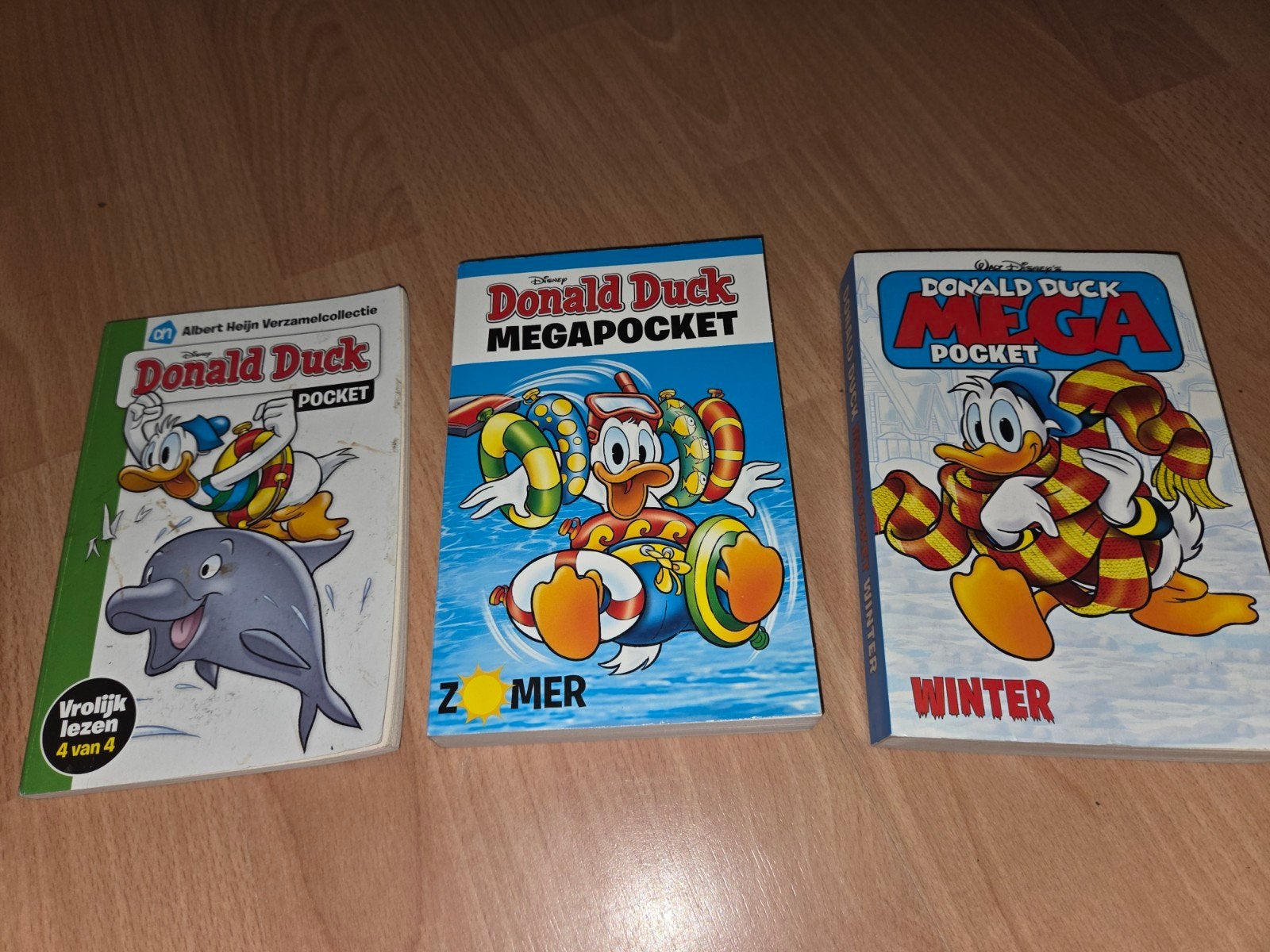 Donald Duck Megapocket en Pocket - Winter & Zomer, Boeken, Meerdere stripboeken, Ophalen of Verzenden, Gelezen