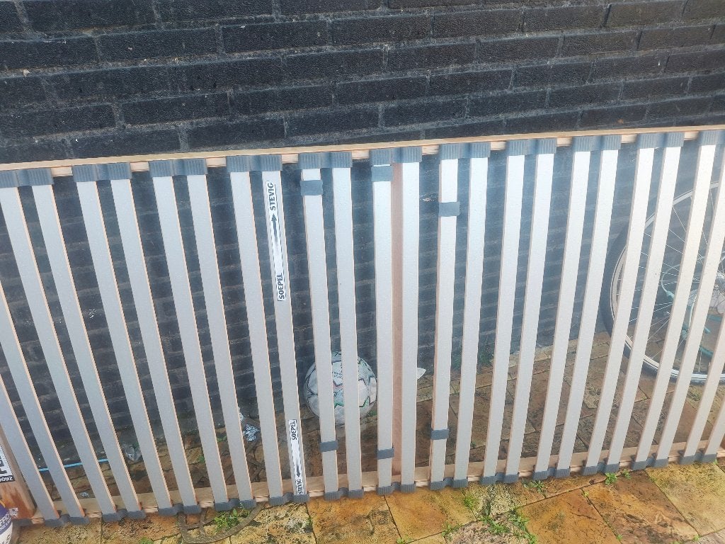 Gratis af te halen 90 x 200 lattenbodem met matras, Ophalen, Gebruikt, 90 cm, Eenpersoons