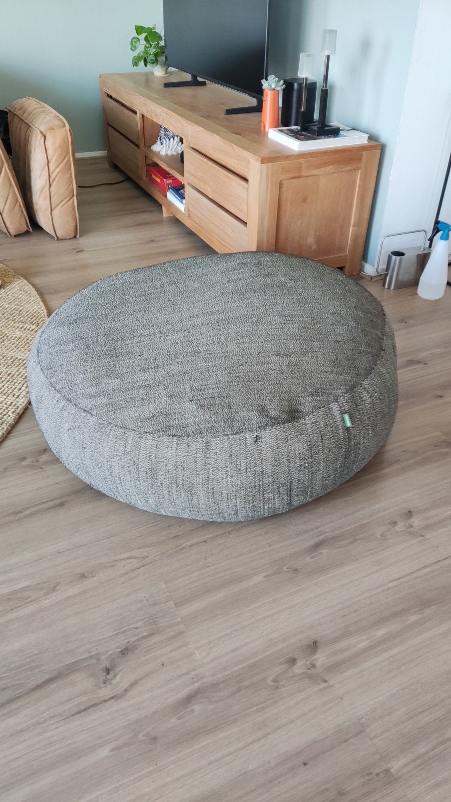 COCO-MAT poef 100cmx35cm, Ophalen, Rond, 75 tot 100 cm, Zo goed als nieuw