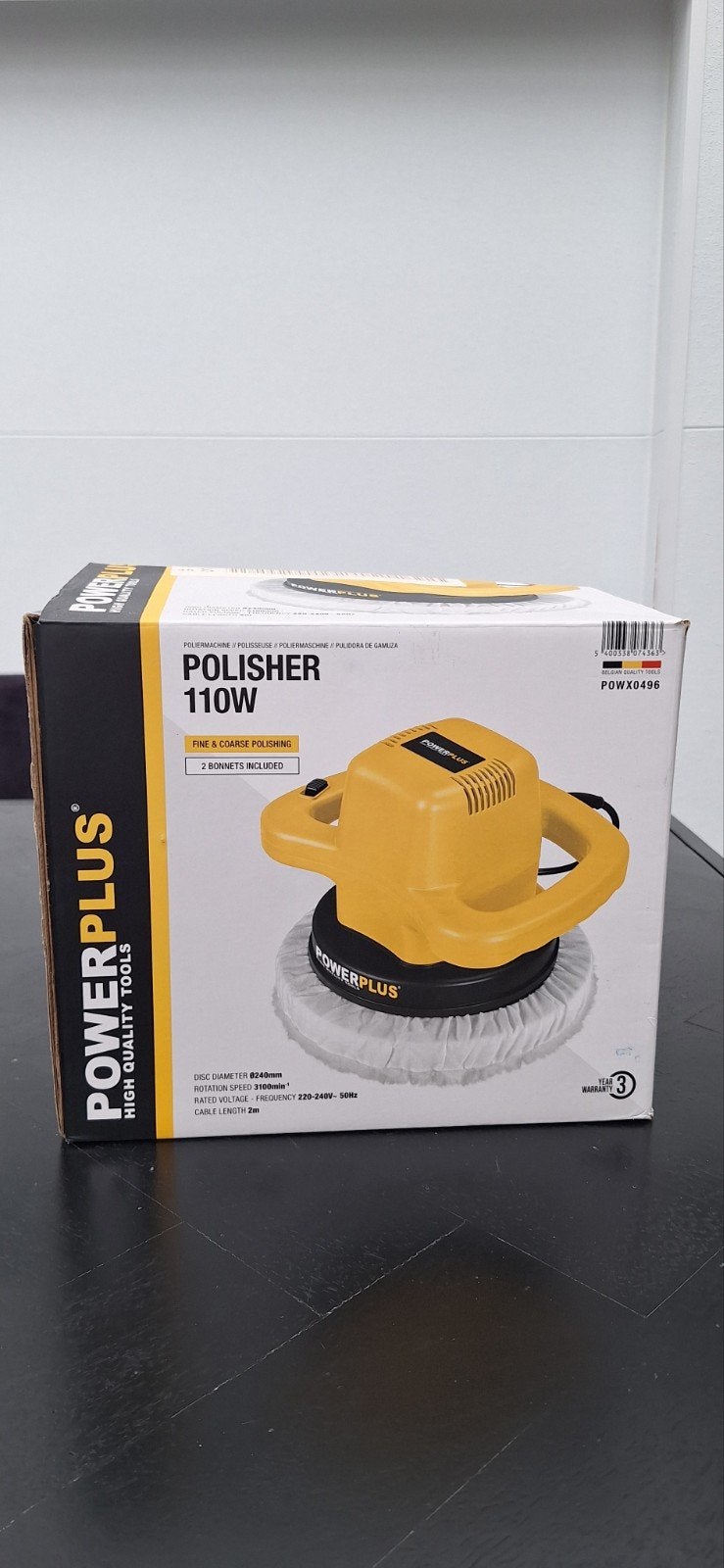 Powerplus Polijstmachine 110W - Nieuw in doos, Ophalen of Verzenden, Nieuw