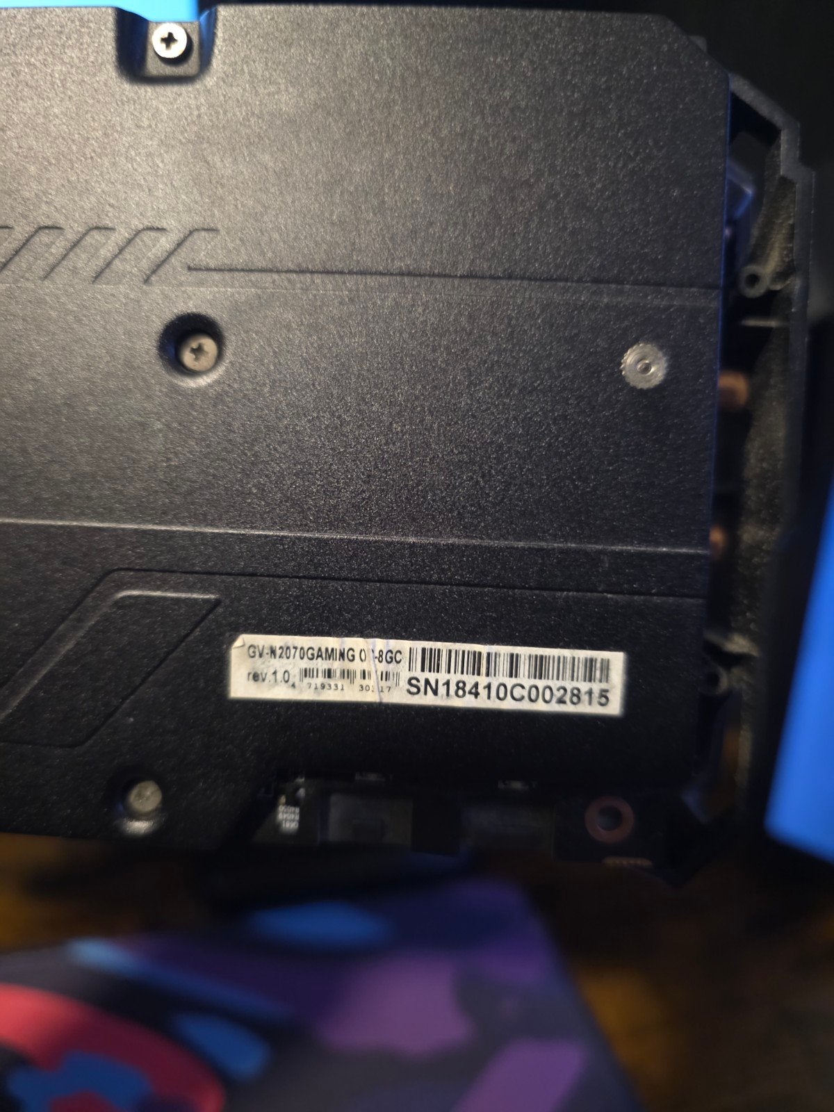 Gigabyte RTX 2070 OC 8GB Grafische Kaart, Computers en Software, PCI-Express 3, Gebruikt, GDDR6, Ophalen of Verzenden