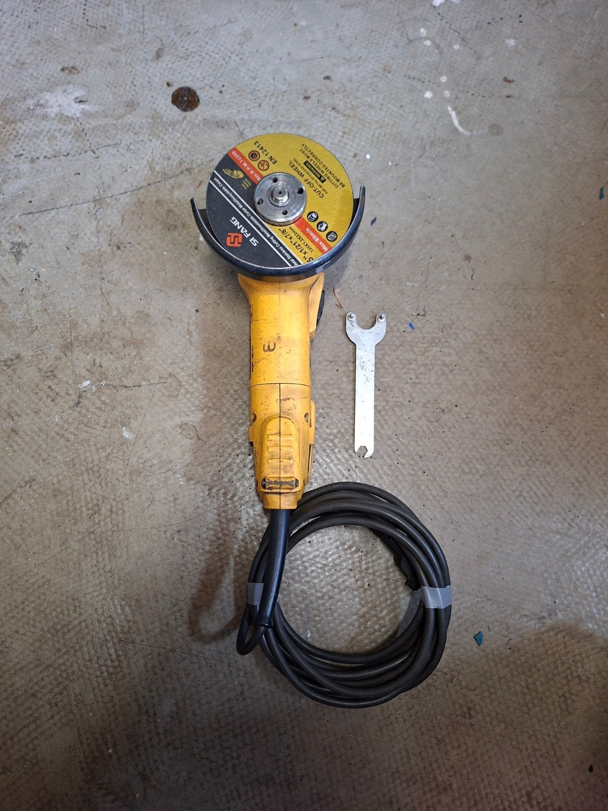 DeWALT D28132-QS Haakse slijper 125mm, Ophalen of Verzenden, Gebruikt