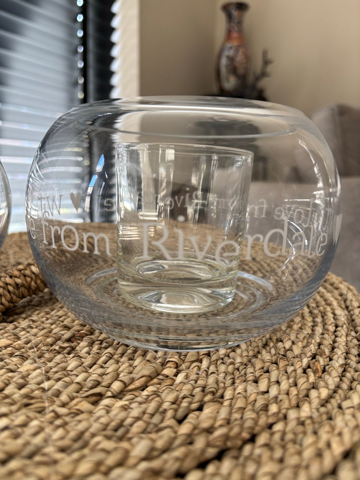 windlicht van Riverdale, Ophalen, Zo goed als nieuw, Glas, Modern
