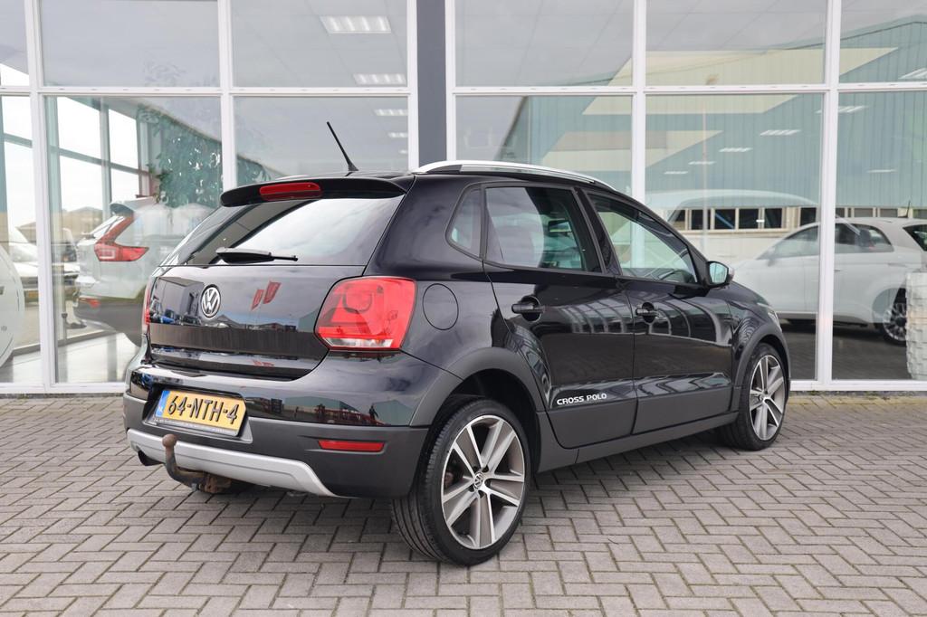 Volkswagen Polo 1.2 TSI Cross|Automaat|Cruise control|Airco|, Auto's, Volkswagen, Euro 5, Zwart, Origineel Nederlands, 1076 kg