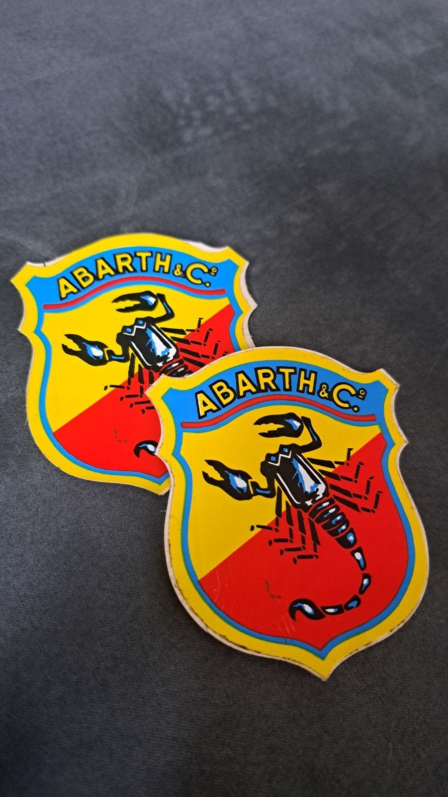 ABARTH&Co. Originele sticker jaren 60., Ophalen of Verzenden