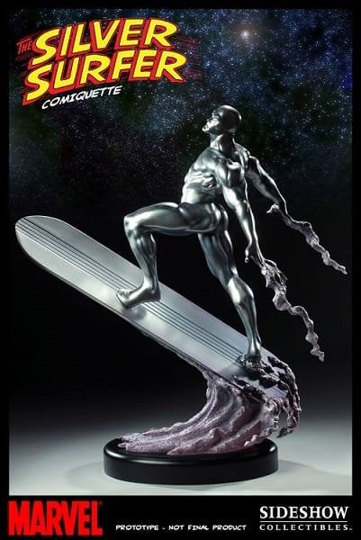 Sideshow Silver Surfer Comiquette Premium format statue, Ophalen, Zo goed als nieuw, Fantasy