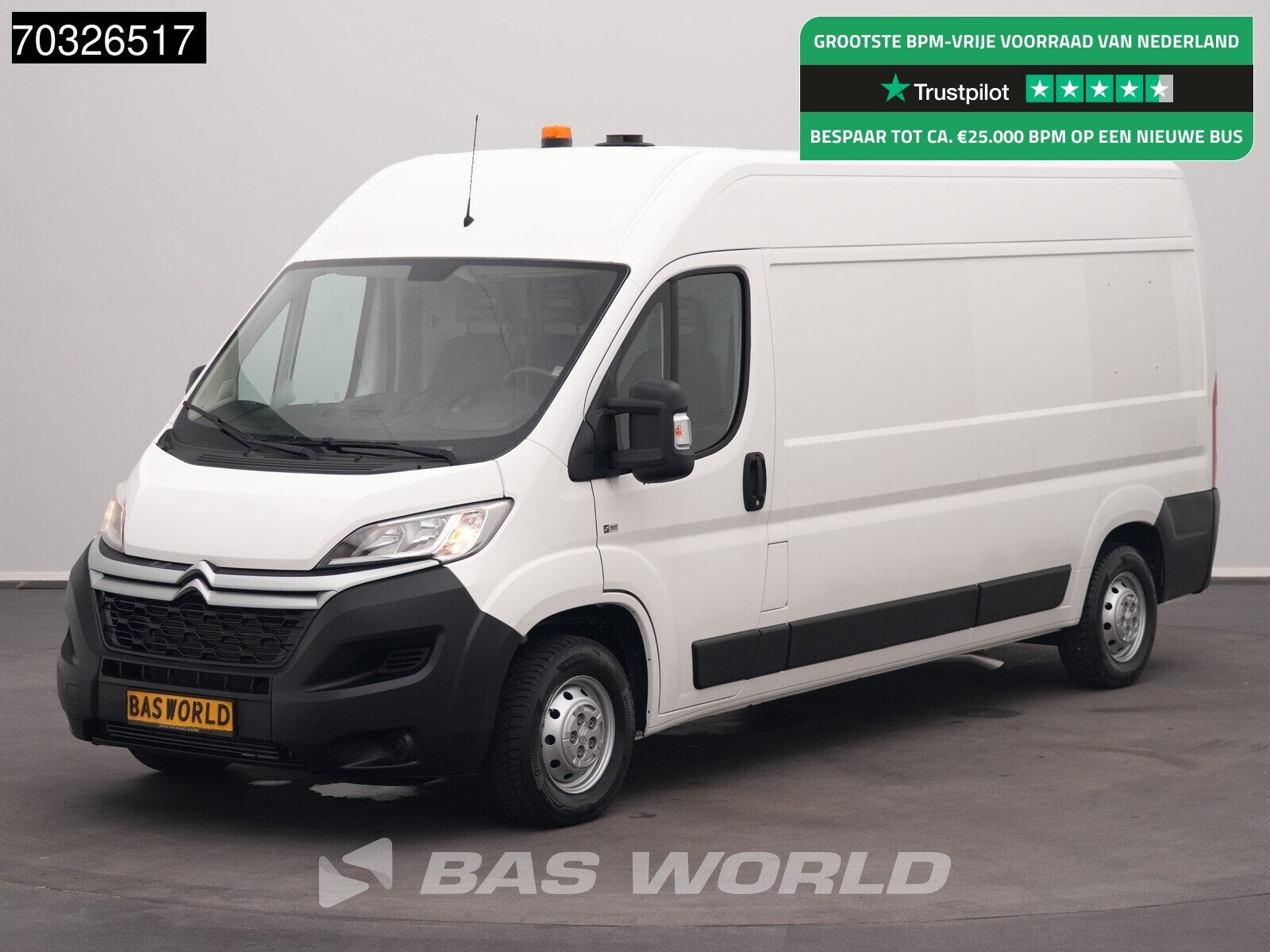 Citroën Jumper 130pk L3H2 Unieke kms! Airco Cruise Airco Tr, Stof, Gebruikt, Euro 6, 4 cilinders