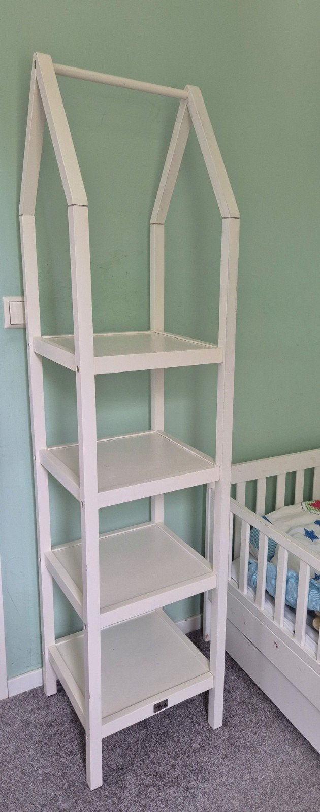 Leuk wit open kastje voor op de babykamer of kinderkamer, Ophalen, Minder dan 50 cm, Minder dan 75 cm, 105 cm of meer