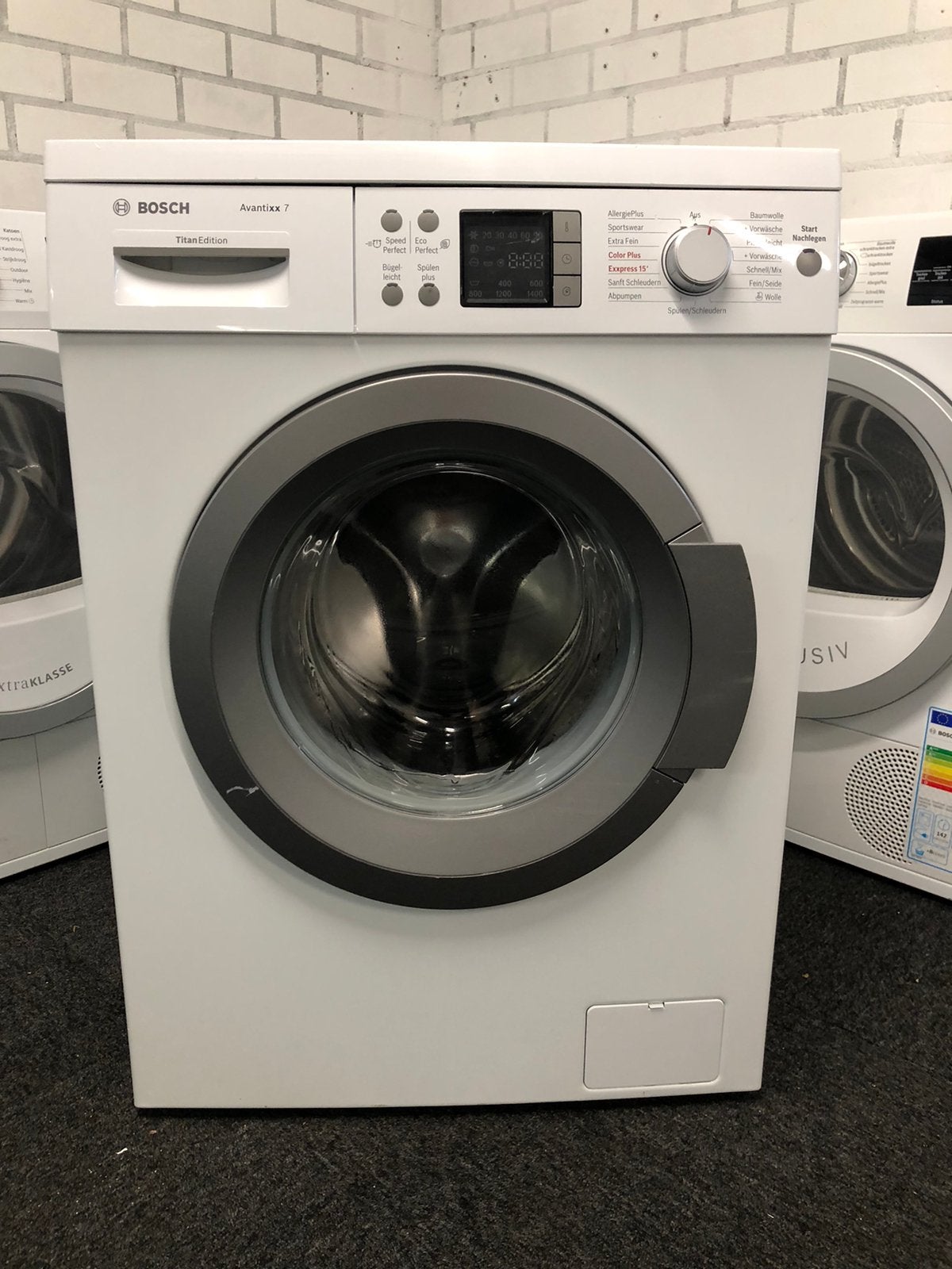 A+++ Bosch Avantixx7 Wasmachine MET GARANTIE 7dgn pw, Witgoed en Apparatuur, Ophalen, 6 tot 8 kg, Minder dan 85 cm, Kort programma