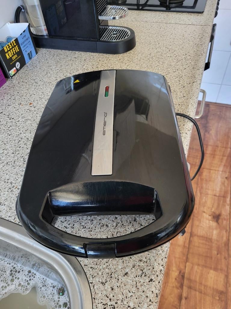 Emerio ST-111154 Tosti-ijzer / Tosti Grill, Witgoed en Apparatuur, Contactgrills, Gebruikt, Ophalen of Verzenden