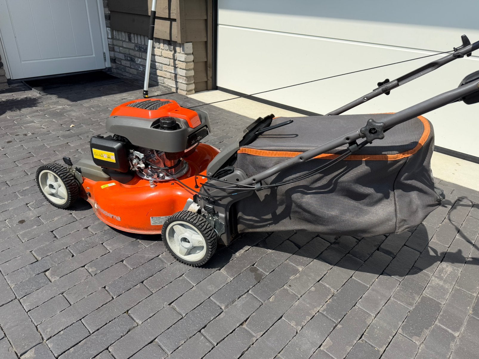 Husqvarna LC 356VB - Honda motor, Tuin en Terras, Grasmaaiers, Ophalen, Cirkelmaaier, Opvangzak, Zo goed als nieuw
