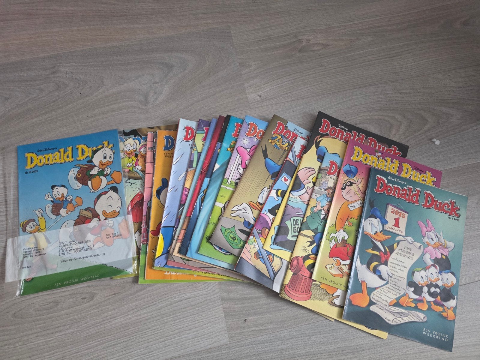 21x Donald duck weekbladen, Meerdere comics, Ophalen of Verzenden, Gelezen, Europa