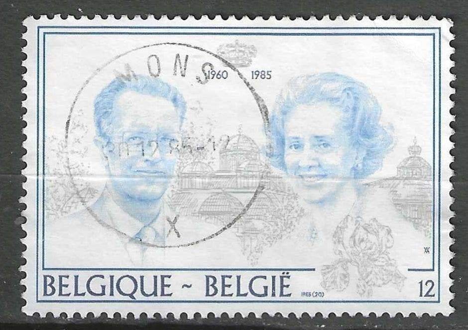 Belgie 1985 - Yvert/OBP 2198 - Boudewijn en Fabiola (ST), Verzenden, Gestempeld, Koninklijk huis