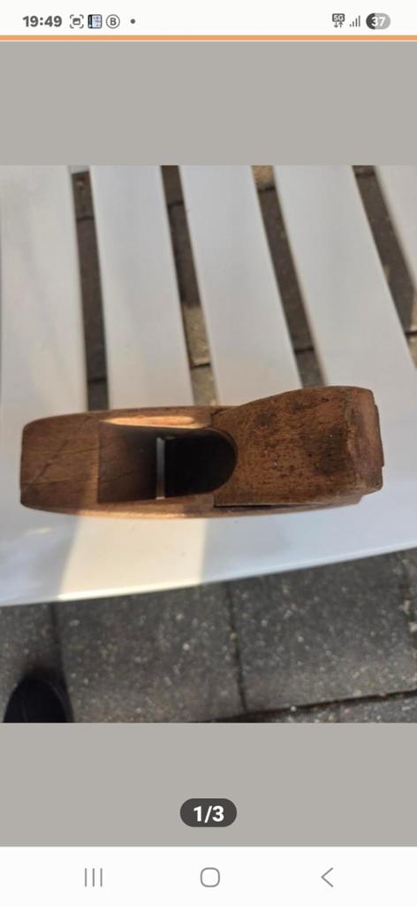 Oude houten schaaf - Antiek gereedschap, Ophalen of Verzenden