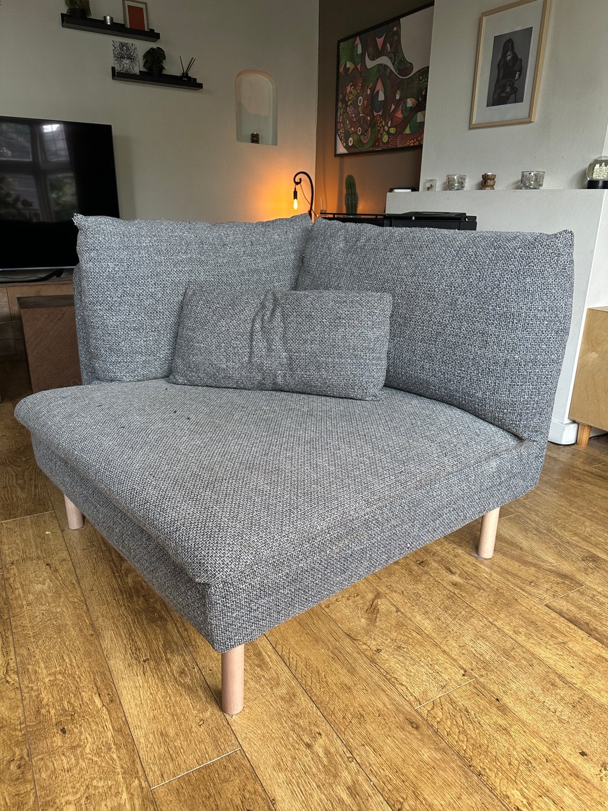 Soderhamn fauteuil, Ophalen, Gebruikt, Stof, 75 tot 100 cm