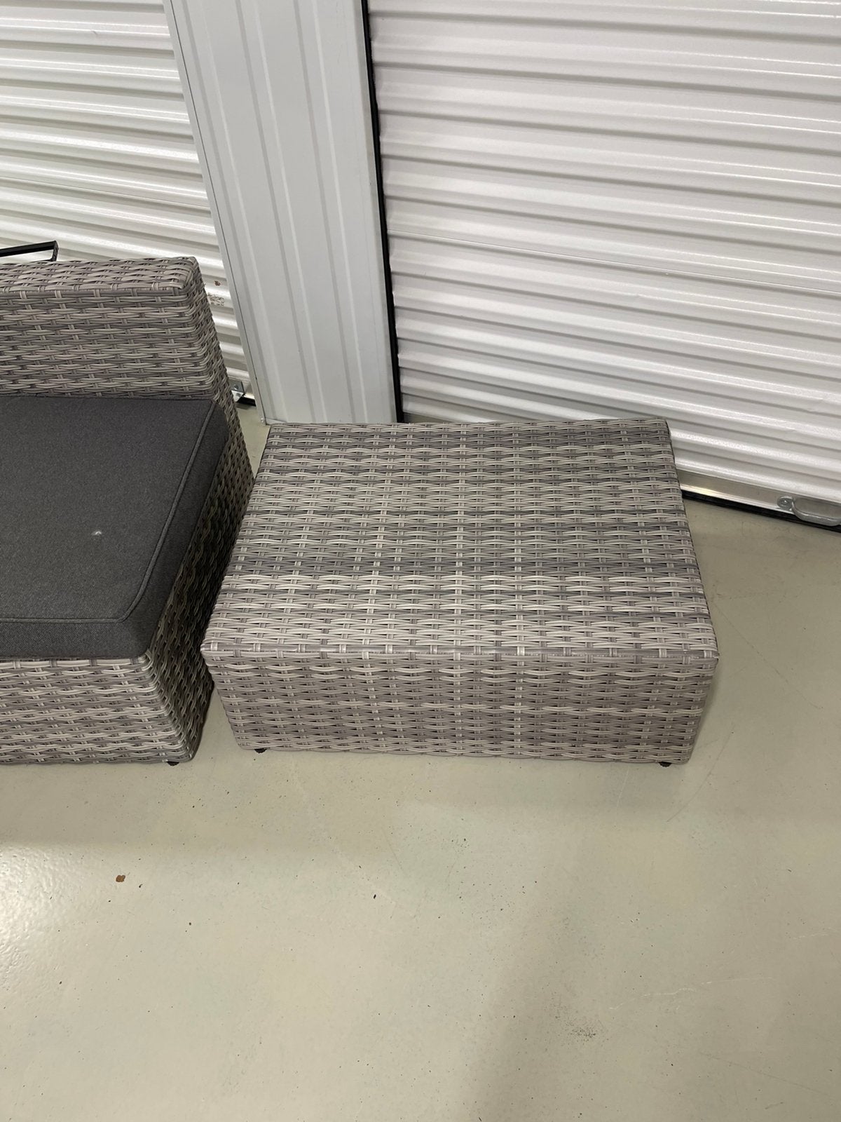 Kleine louncheset geschikt voor balkon, Tuin en Terras, Tuinmeubel-accessoires, Ophalen, Gebruikt