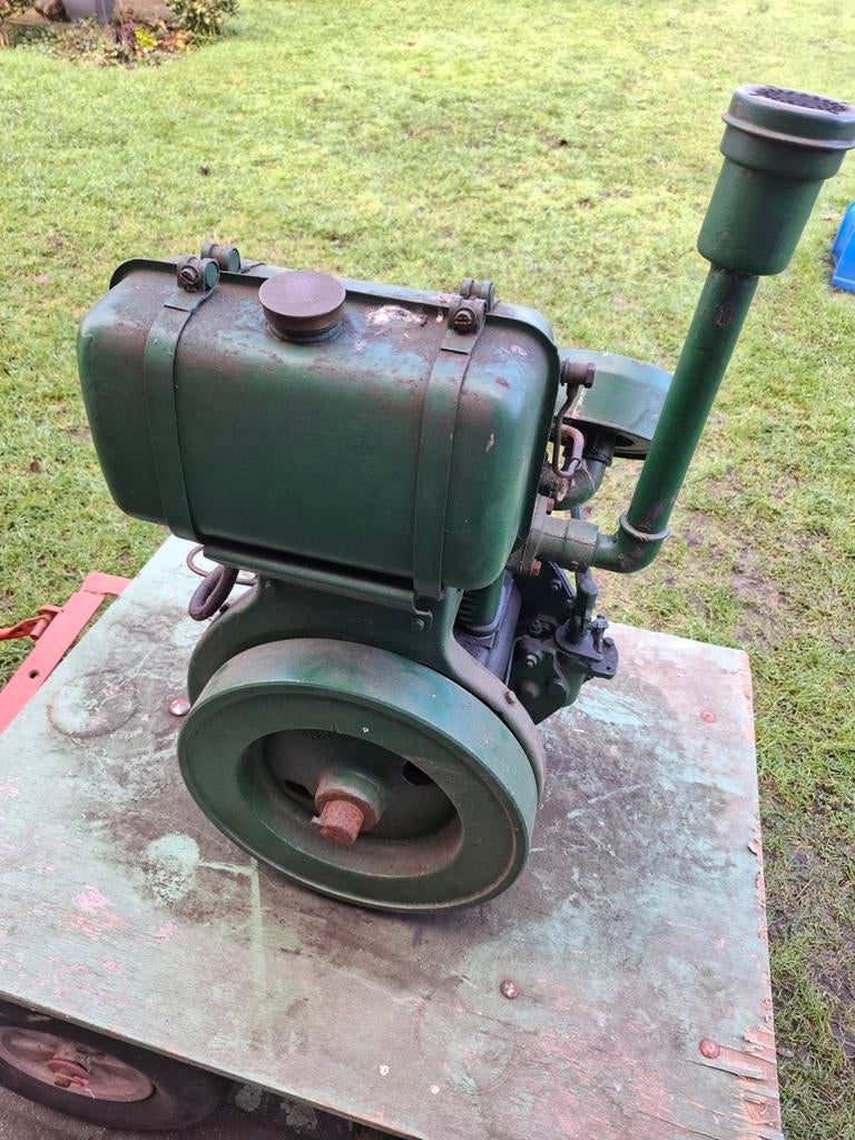 Petter paz1 stationaire diesel motor, Ophalen, Dieselmotor