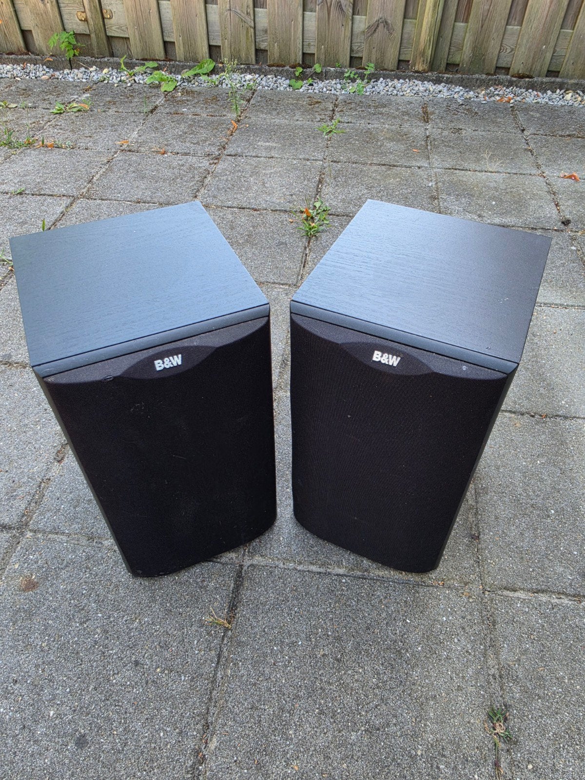 B&W DM601 Boekenplank Luidsprekers, Ophalen, Inclusief kabels, Zo goed als nieuw, 60 tot 120 watt