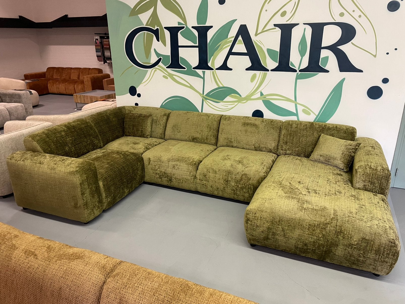 SPLINTERNIEUW, DIRECT LEVERBAAR, hoekbanken, fauteuils, etc., Overige materialen, 250 tot 300 cm, Overige maten, Chair Plaza