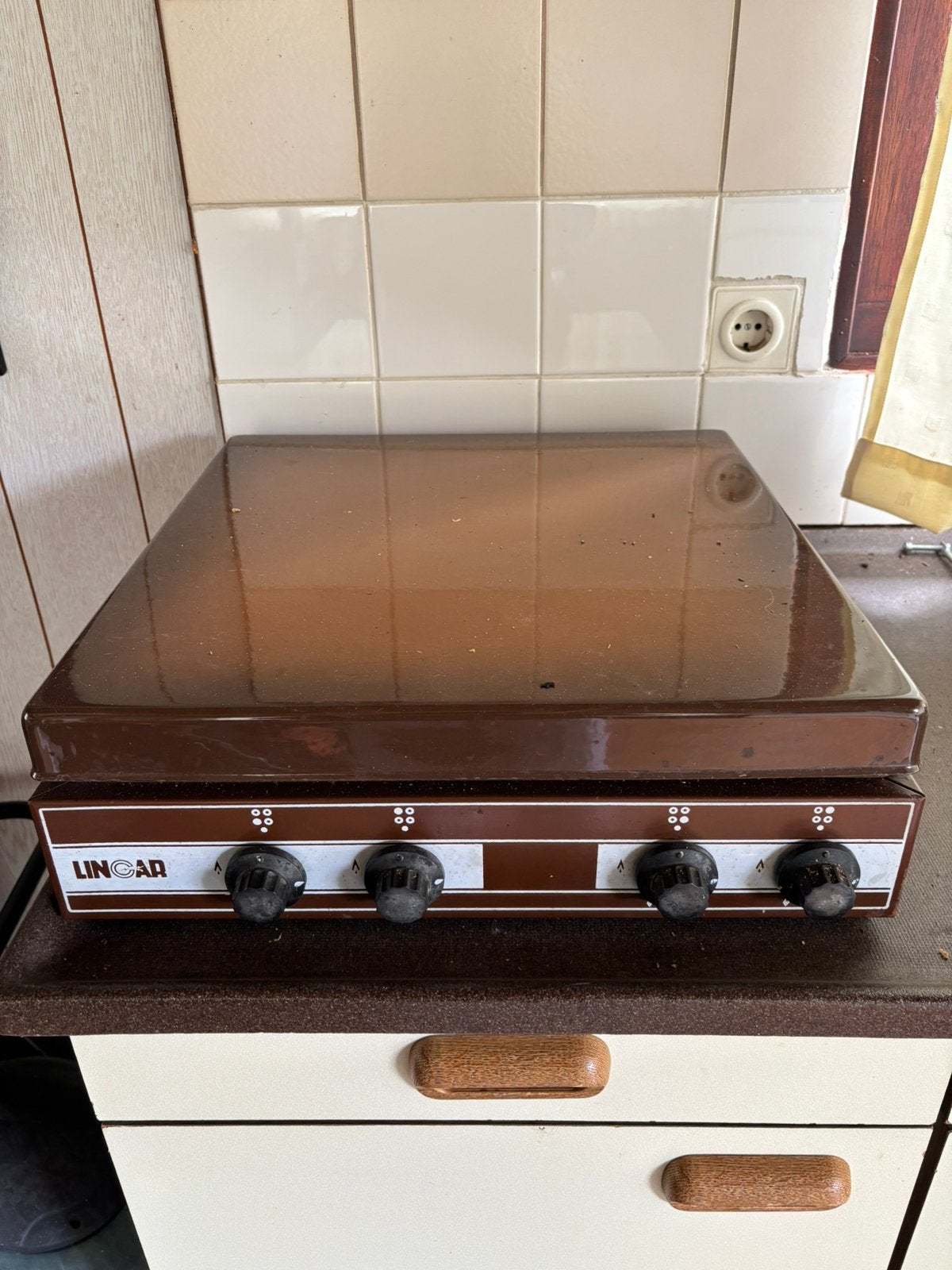 4 pits gas kookplaat, Ophalen, Minder dan 85 cm, Zo goed als nieuw, Inbouw