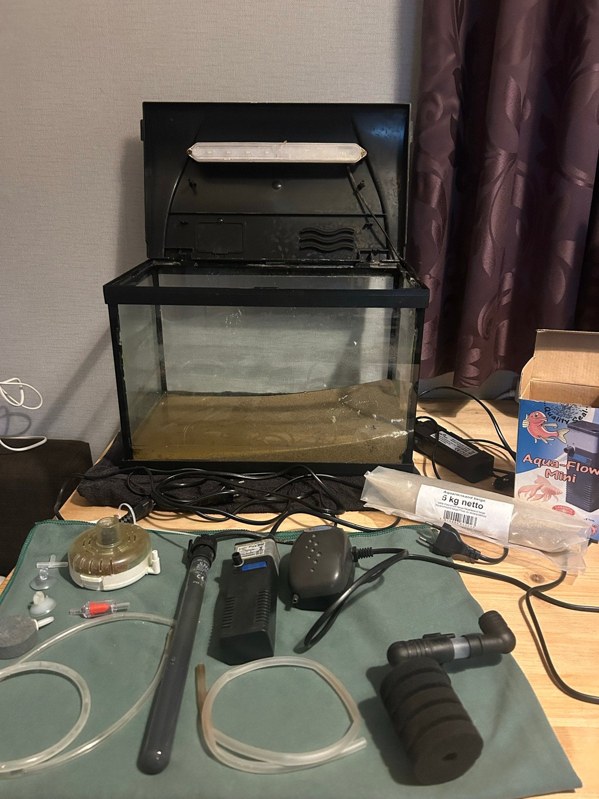 Aquarium compleet, Dieren en Toebehoren, Vissen | Aquaria en Toebehoren, Ophalen, Gebruikt, Leeg aquarium