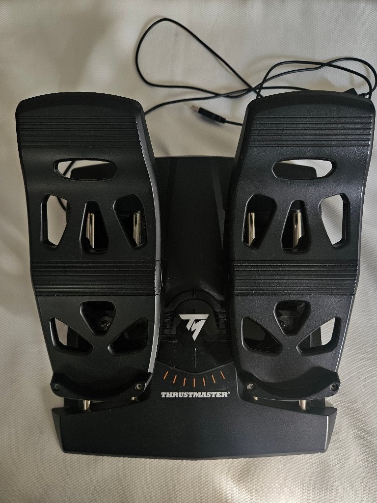 TFRP Thrustmaster Flight Rudder Pedals, Ophalen of Verzenden, Zo goed als nieuw, Thrustmaster, PC