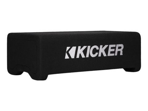Kicker Comp CDF104 downfire gesloten subwoofer kist 10 inch, Kicker, -, Verzenden, -