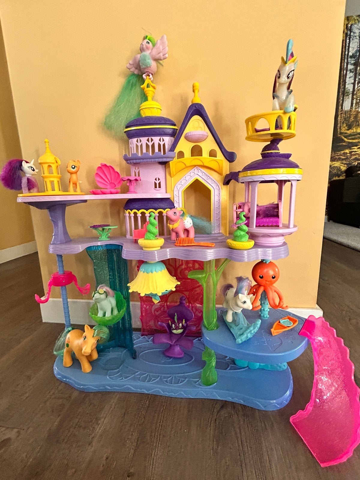 My Little Pony Canterlot & Seaquestria Kasteel met figuren, Ophalen of Verzenden, Gebruikt, Meisje