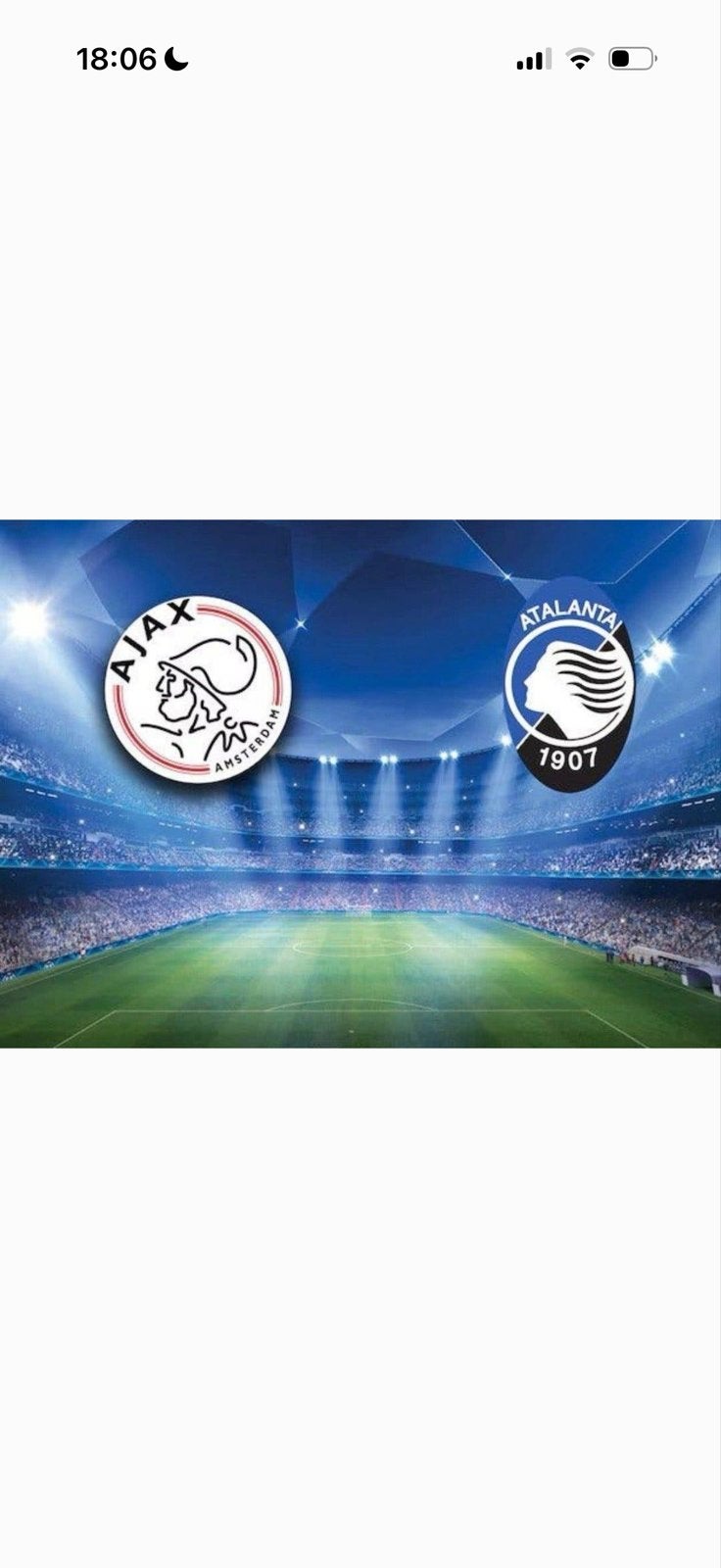 Ajax atalanta 2 kaartjes beschikbaar