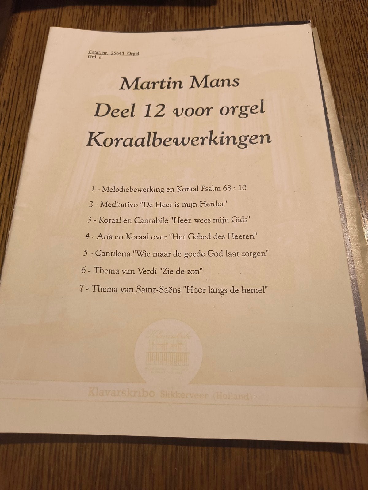 Diverse Klavarskribo uitgaven voor orgel, Ophalen of Verzenden, Zo goed als nieuw, Religie en Gospel, Artiest of Componist