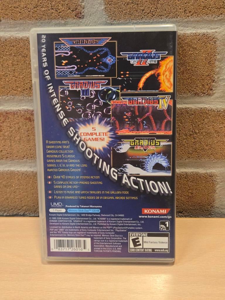 Gradius Collection - Sony PlayStation Portable, Spelcomputers en Games, Hilversum, Gebruikt, Shooter, Ophalen of Verzenden