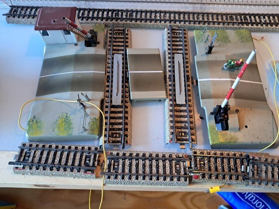 MARKLIN 7192 DUBBELE SPOORWEGOVERGANG, Ophalen of Verzenden, Wisselstroom, Märklin