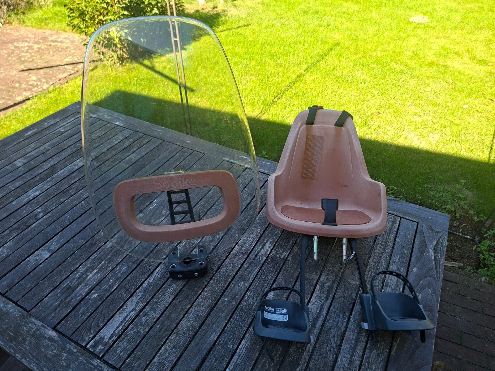 Bobike voorzitje met windscherm, Fietsen en Brommers, Ophalen, Voorzitje, Bobike, 0 t/m 13 kg