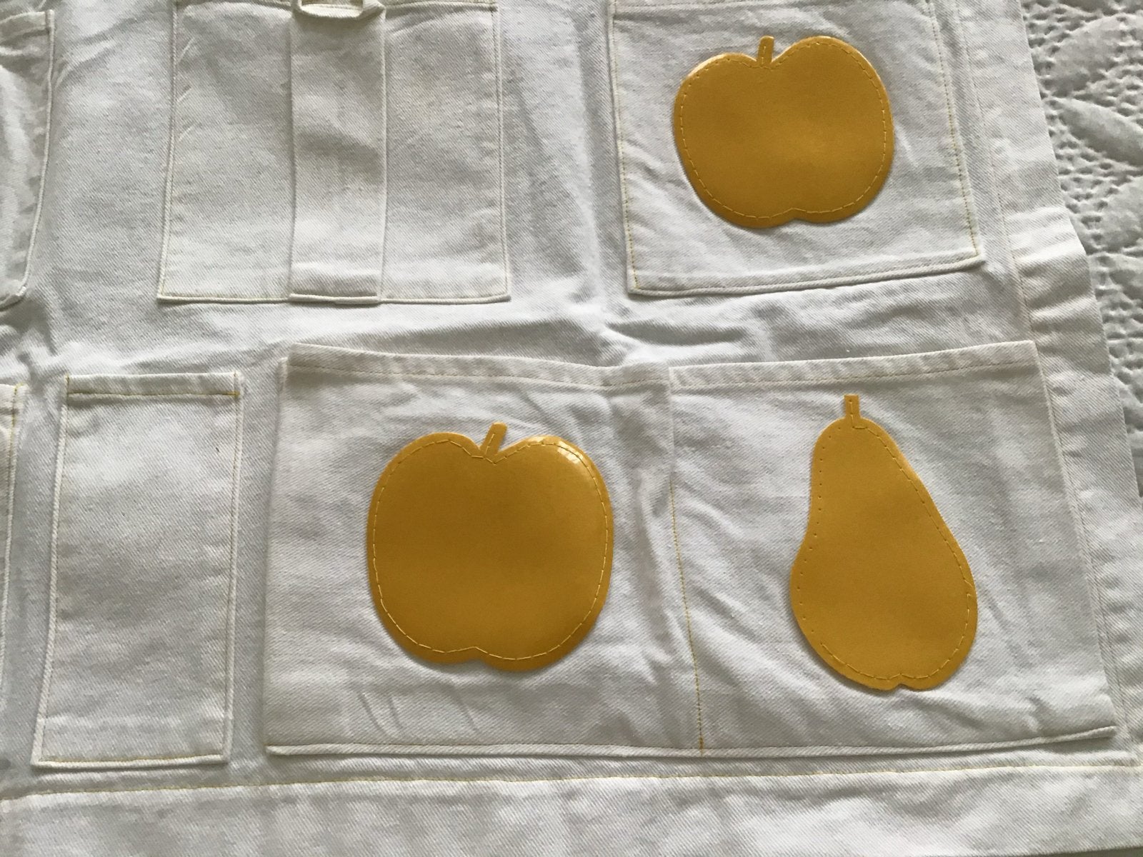 Katoenen vakken doek voor knuffels - Opbergoplossing 1975., Huis en Inrichting, Ophalen of Verzenden, Gebruikt, Wit, Textiel