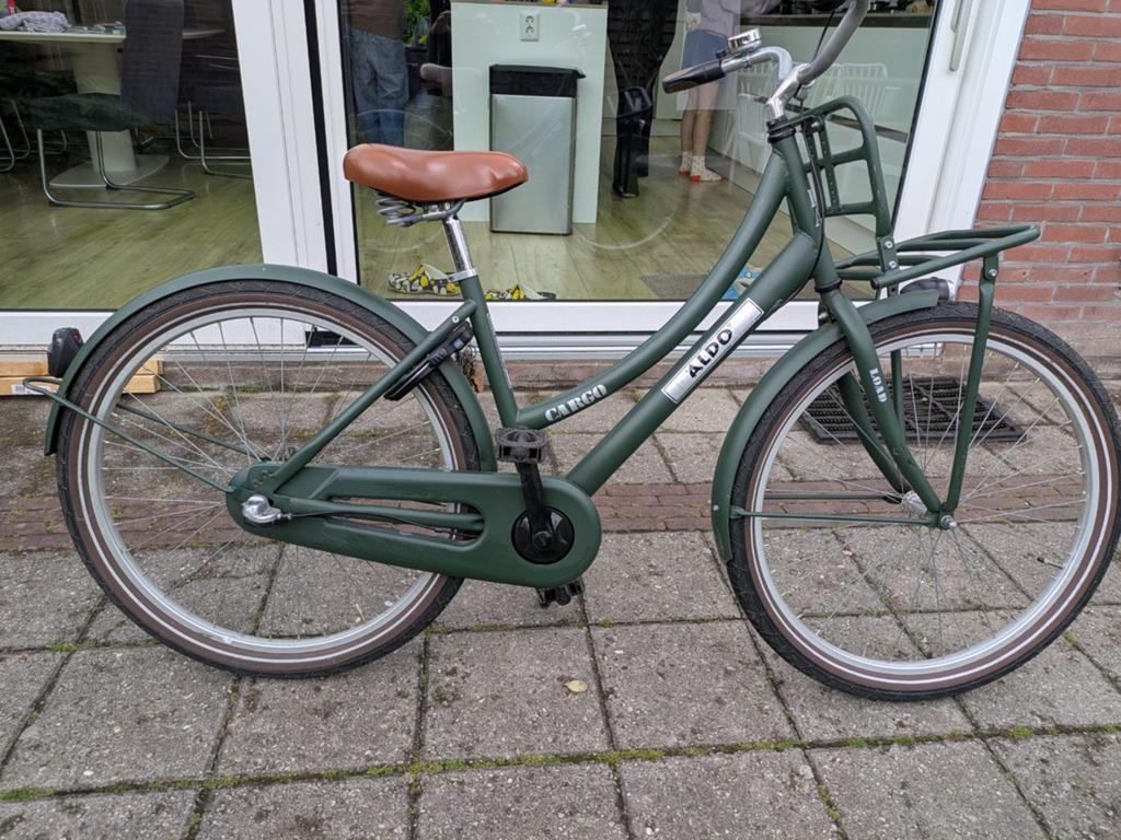 Aldo Cargo Load transport meisjesfiets 26 inch, Terugtraprem, Versnellingen, Ophalen, 26 inch of meer