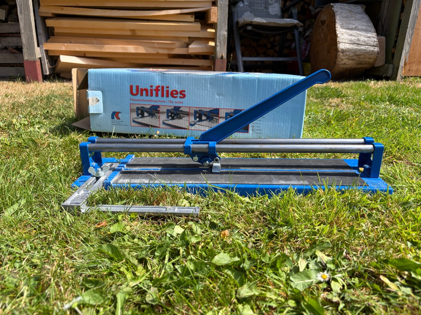 Uniflies steensnijder / tegelsnijder, Doe-het-zelf en Verbouw, Ophalen, Nieuw, Snijgereedschap, Overige merken