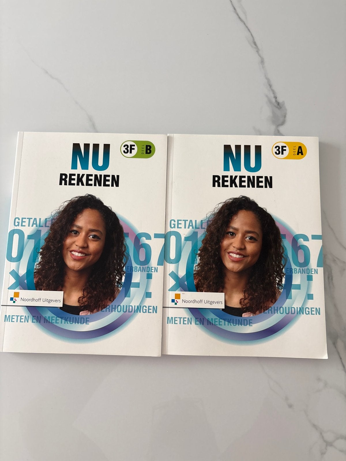 NU Rekenen 3F A en B Noordhoff Uitgevers ISBN: 9789001878788, Ophalen of Verzenden, Zo goed als nieuw, Overige niveaus, Overige vakken