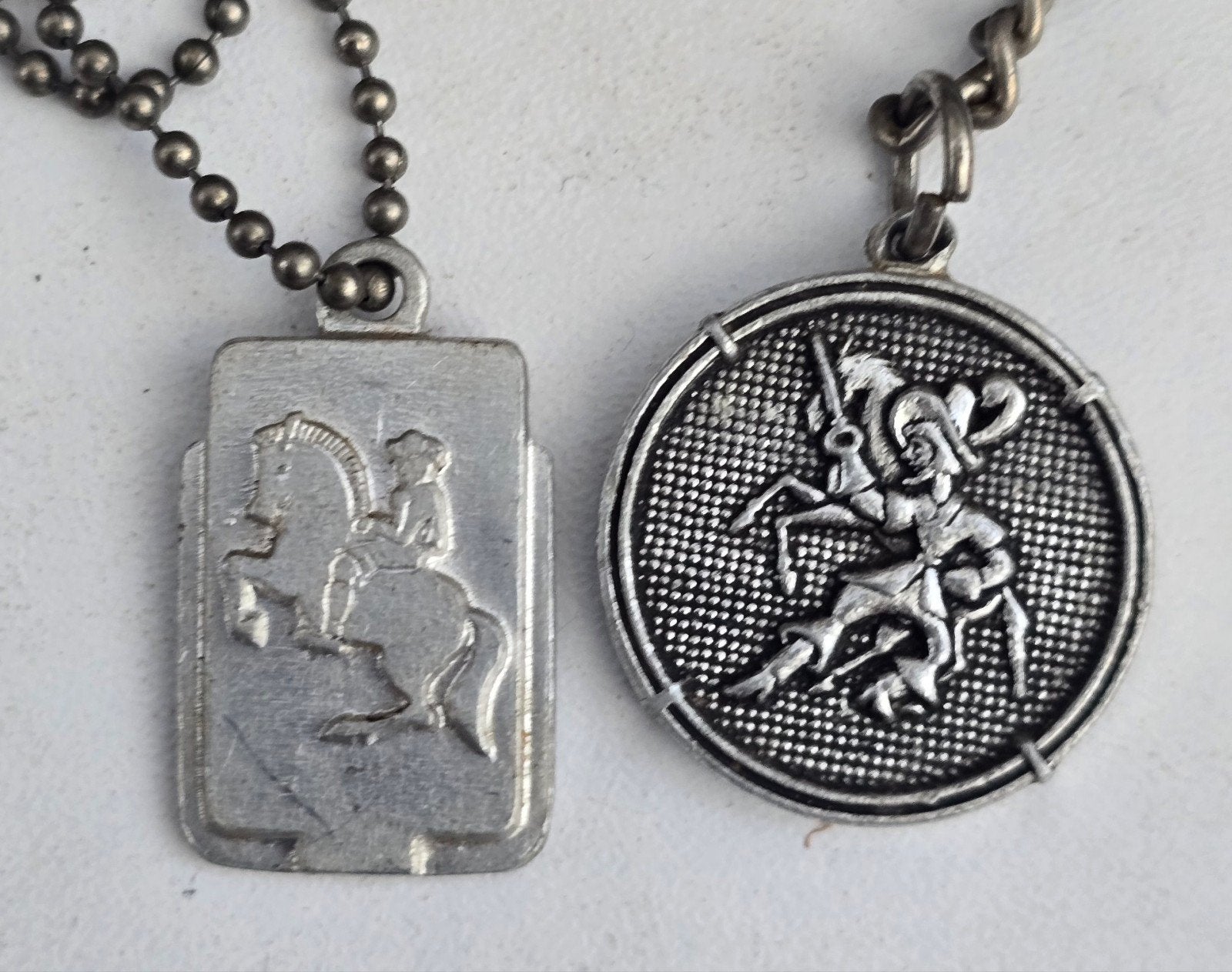 Vintage Sleutelhangers - Ridder en Ruiter, Ophalen of Verzenden, Gebruikt, Overige typen