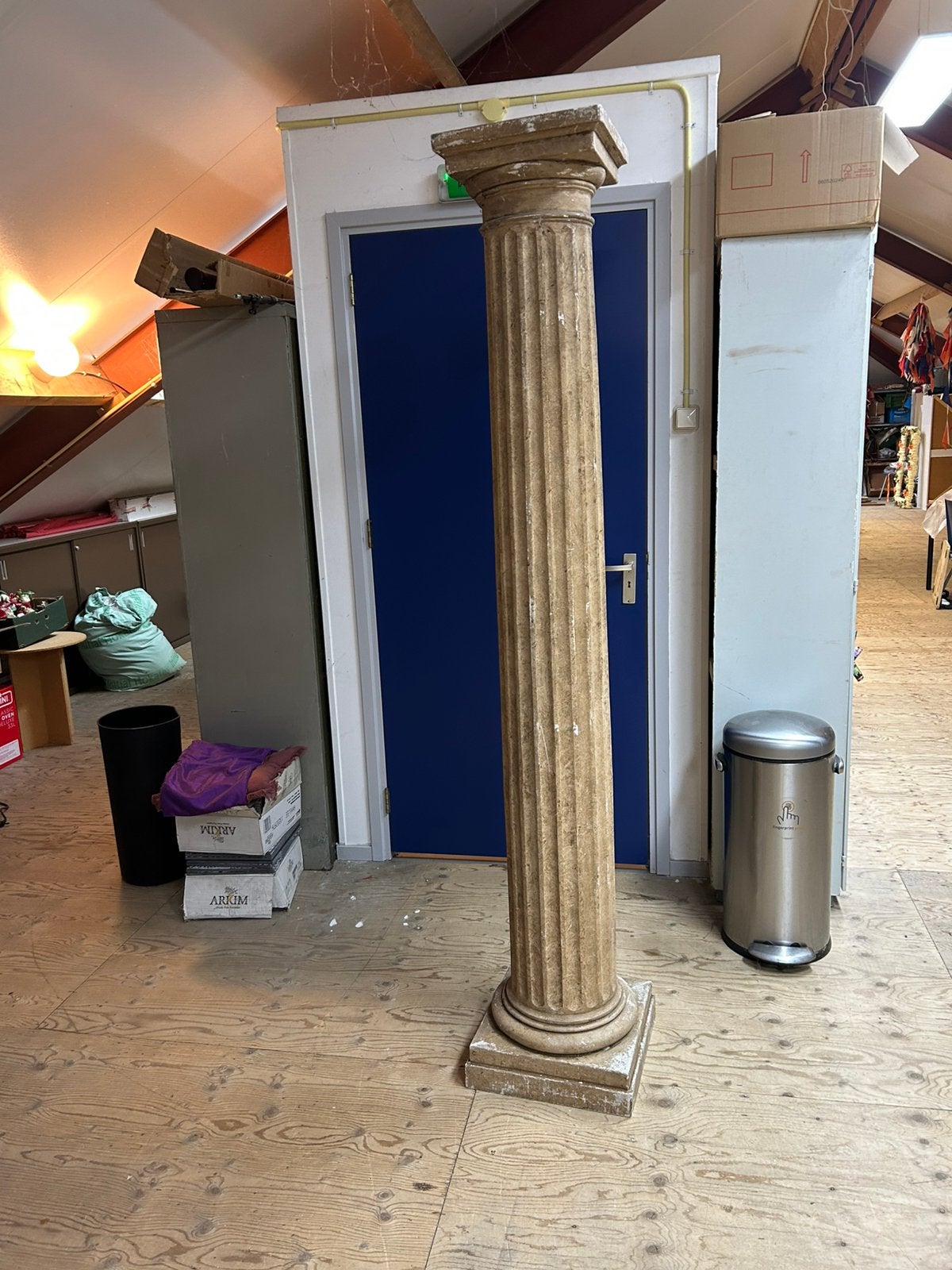 2 x zuil decorstukken, Ophalen, Zo goed als nieuw
