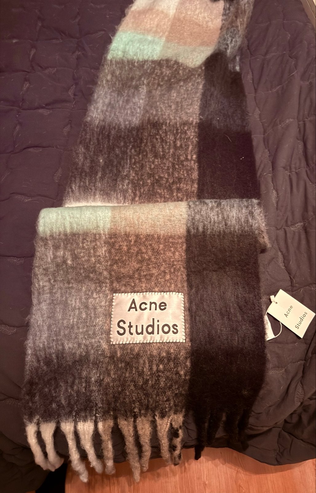 Acne Studios Geruite Sjaal - nieuw, Verzenden, Nieuw, Maat 46/48 (XL) of groter, Sjaal