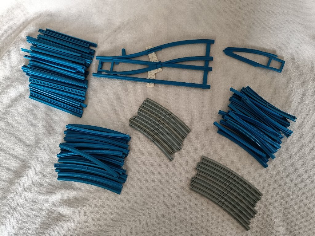 Vintage jaren 70/80 lego trein onderdelen + meer, Ophalen of Verzenden, Gebruikt, Losse stenen, Lego