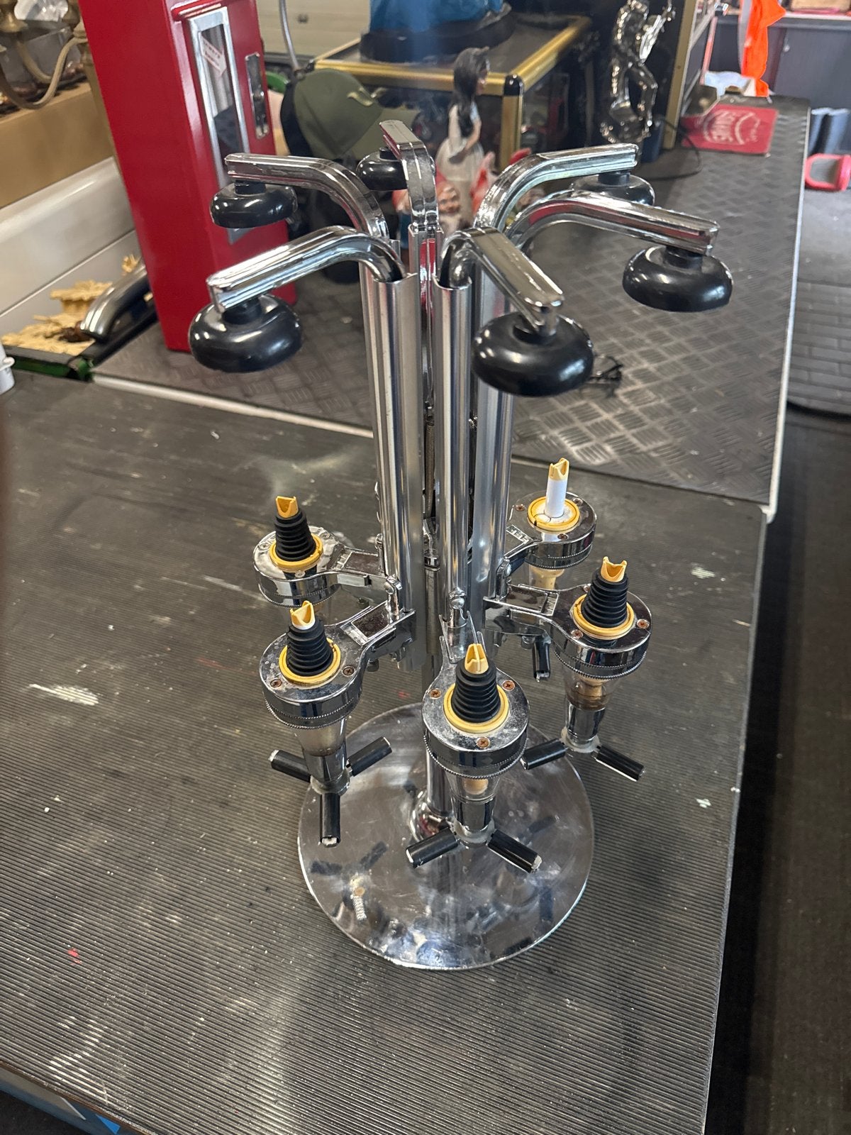 Dean Carrousel Drankdispenser - 6 Flessen, Ophalen