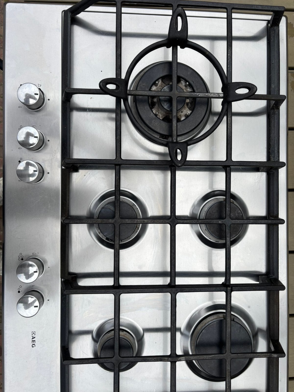 AEG inbouw gasfornuis, Ophalen, Gebruikt, Inbouw, Gas