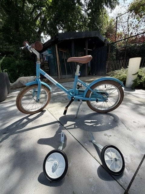 veloretti kinderfiets 16-20 inches, Ophalen, Terugtraprem, Zijwieltjes, 16 tot 20 inch