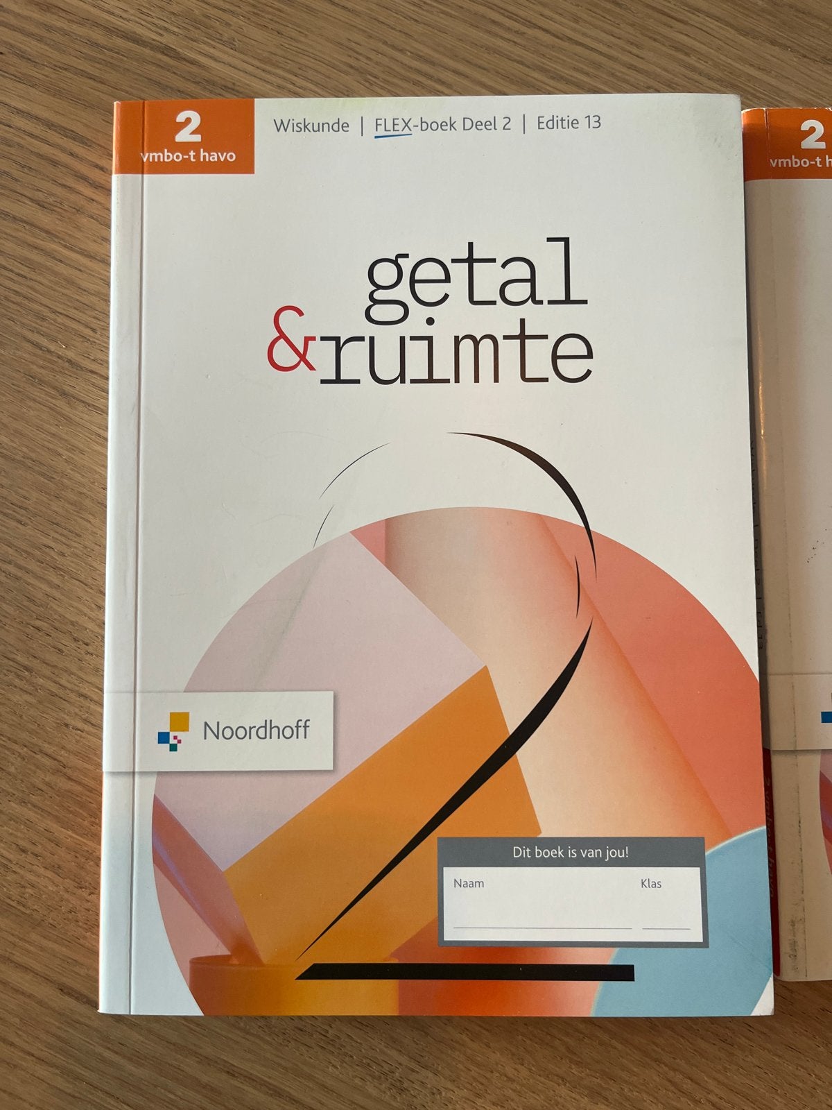 Getal & Ruimte Wiskunde vmbo-t havo deel 2 - Editie 13, Ophalen of Verzenden, Gelezen, VMBO, Wiskunde A