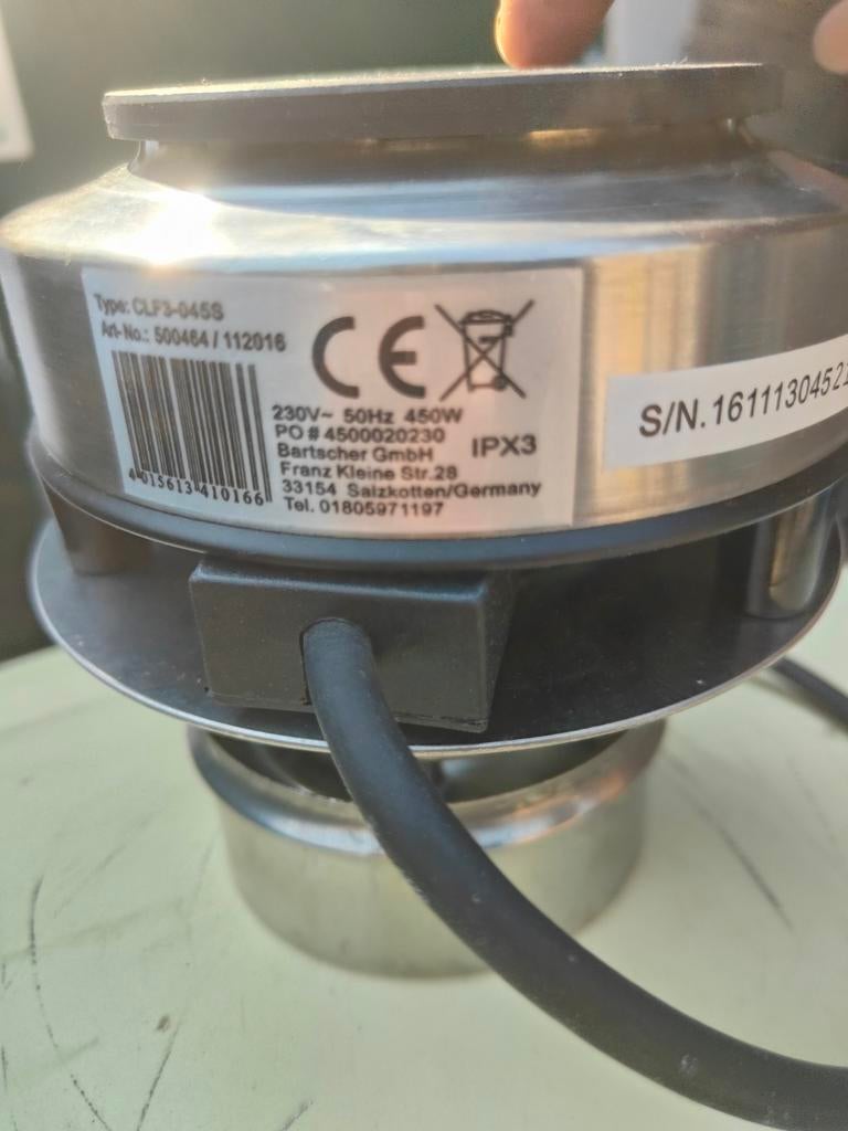 Bartscher Elektrisch Verwarmingselement 8x, Ophalen, 3 kookzones of minder, Zo goed als nieuw, Vrijstaand