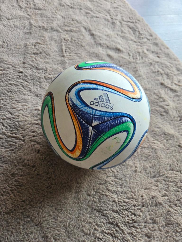 WK 2014 Brazuca voetbal, Ophalen of Verzenden, Gebruikt, Bal