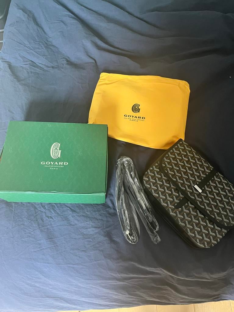 Gloednieuwe Goyard tas - Luxe en stijlvol, Ophalen of Verzenden, Zo goed als nieuw, Zwart, Leer