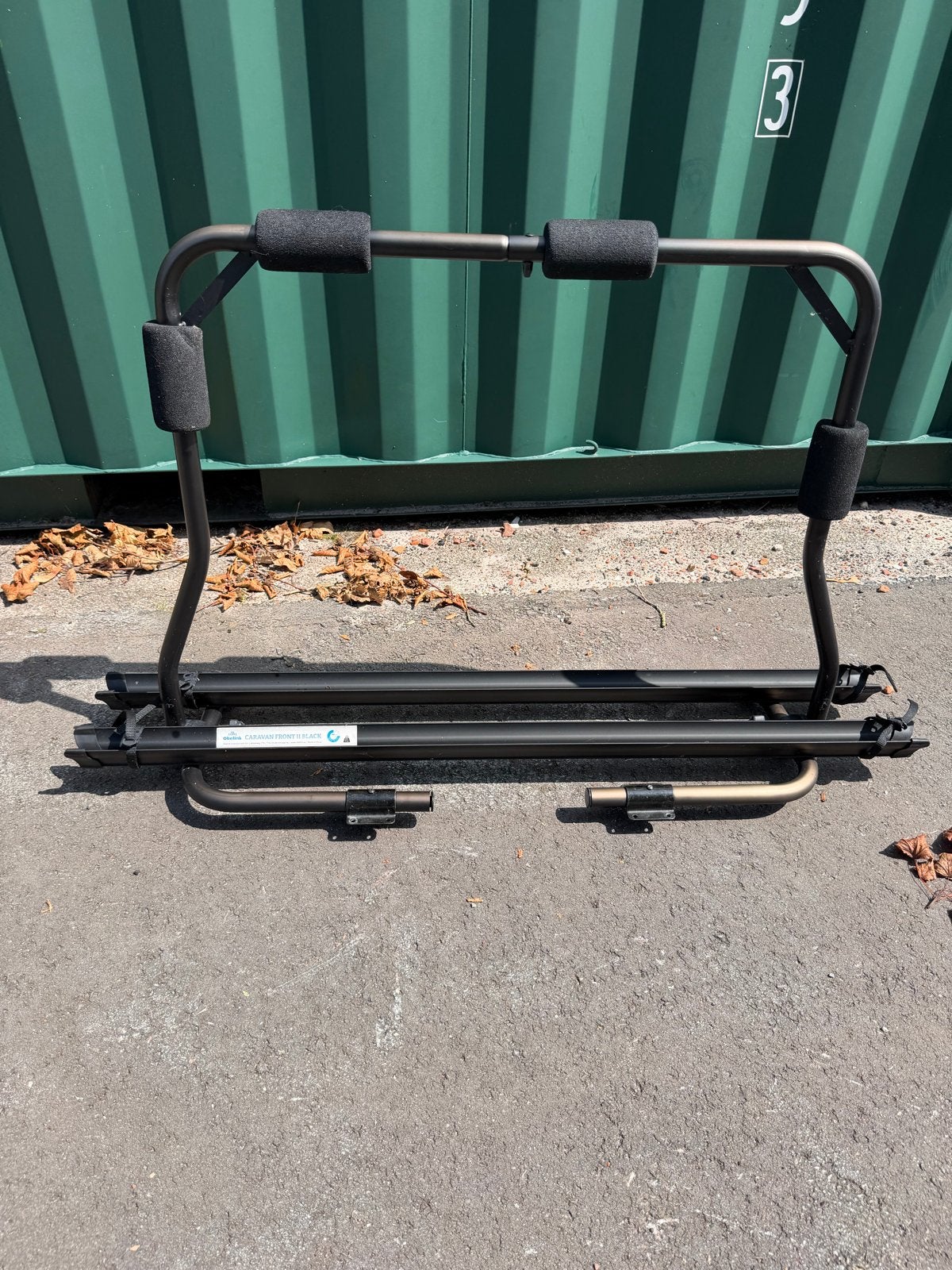 Obelink Caravan Front 2 Pro Black fietsendrager dissel, Ophalen, Gebruikt
